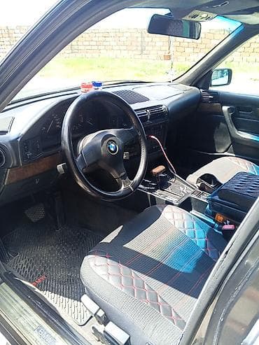 chery a 21: BMW 5 Series E34 sedan tünd boz lüks kondisioner 4 şüşə qaldıran dəri — 8