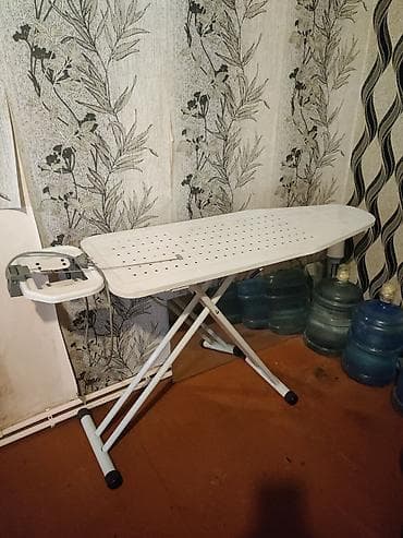 lovhə: Ütüləmə masası – metal korpuslu, geniş və sabit konstruksiya — 2
