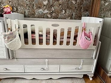 uşaq çarpayıları dolabla: Oğlan və qız üçün, Beşik — 2