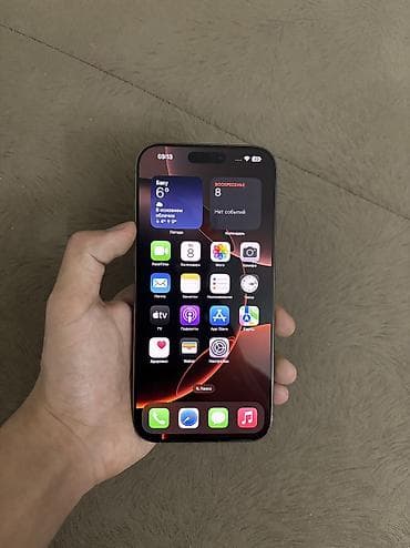 ucuz ipone: IPhone 16 Pro Max, 512 GB, Desert Titanium, Barmaq izi, Simsiz şarj, Face ID — 3