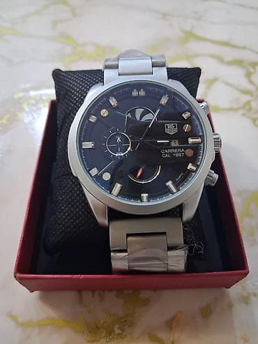 pul kisəsi: Yeni, Qol saatı, Tag Heuer, rəng - Gümüşü — 1