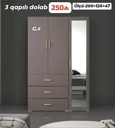 asilqan: Mebel dolabları – müxtəlif modellər və ölçülər 1) 4 qapılı dolab – — 10