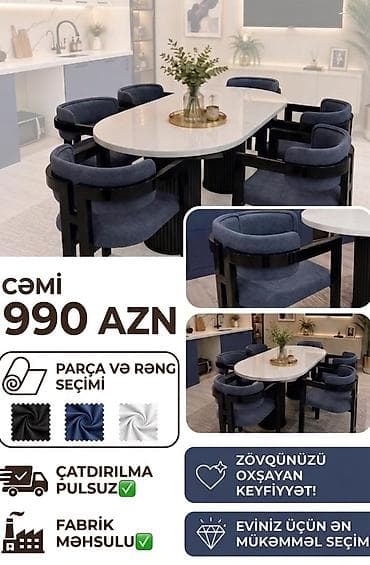 Masa və oturacaq dəstləri