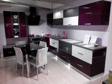 metbex mebeli gence: Sifarişlə mətbəx dəsti, Özü çəkən petlələr, Mat laminat, Kredit var, Pulsuz çatdırılma — 13