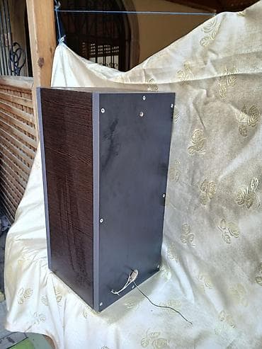 kolonkalar: Güclü səs üçün iri ölçülü akustik kolonka - Korpus: taxta (tünd ağac — 1