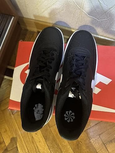 nike corablar: Nike Court Vision Low (qara-ağ) Ayaqqabı tam yenidir, heç vaxt — 4