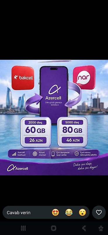 narda serfeli internet paketleri: Nömrə Daşinmasi Edirik Gördüyünüz Tariflər Mövcuddur 30 Azn Daşinma — 1