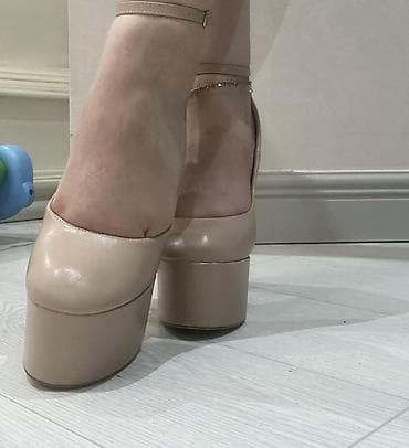 Tuflilər: Tuflilər, Ölçü: 37, rəng - Bej, Yeni — 5