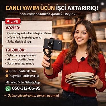 SMM menecer tələb olunur, 18-29 yaş