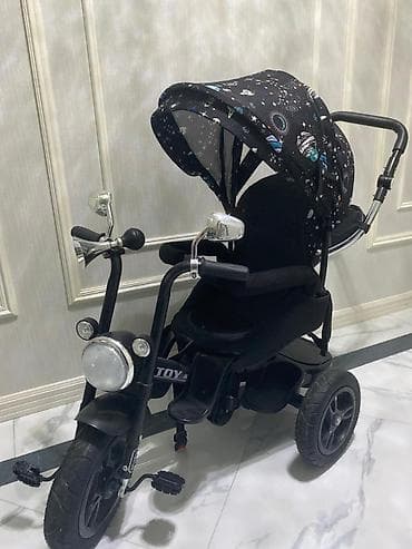 Uşaq velosipedi Az sürülüb. - 3 təkərli, ön təkərdə pedal sistemi -