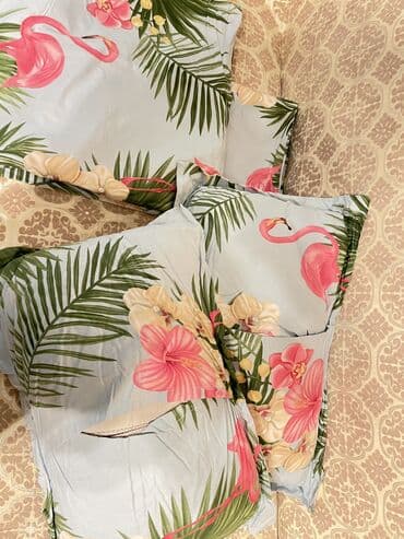 Digər ev dekoru: 2terefli yorgan yastiq desti, 150 azn alinib yenidir — 5