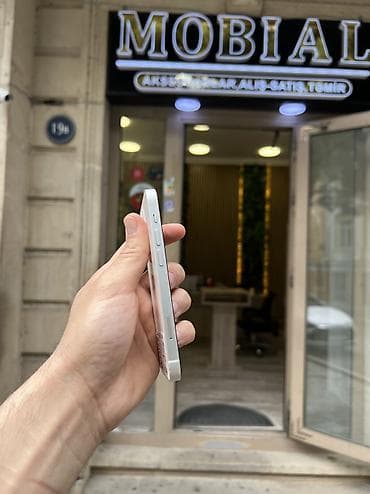 iphone cs: IPhone 12 mini, 64 GB, Ağ, Zəmanət, Simsiz şarj, Face ID — 5