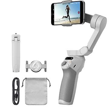 iphone 15 kreditle: DJI SE (Osmo Mobile) smartfon stabilizatoru - 3 oxlu, motorlu — 1