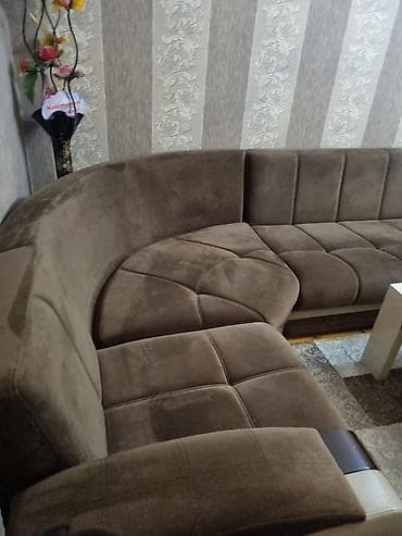 ucuz divanar: Künc divan dəsti - Forma: L-şəkilli/künc konstruksiya, geniş oturma — 8