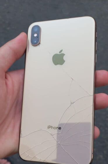 Apple iPhone: IPhone Xs Max, 256 GB, Qızılı, Simsiz şarj, Face ID
