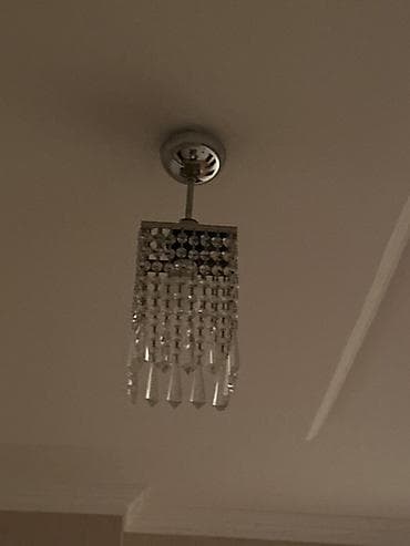 Çılçıraq, 1 lampa, Xrustal — 2