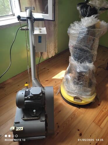 Pol və parket yonan aparat təcili satılır. tam zavod. 220kv.Təzədi