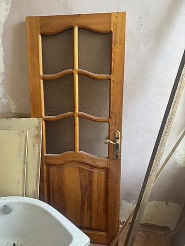 poluq taxta: Taxta interyer qapısı 1 ədəd - Material: təbii ağac (şam teksturası — 2