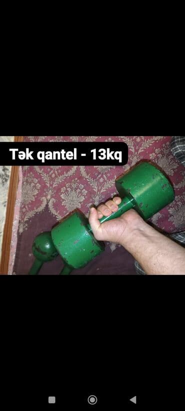 Maskalar, eynəklər: Dəmir Qantellər, Çəki: 53 kq, İşlənmiş — 1