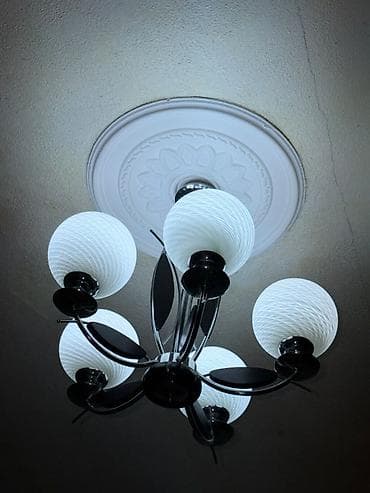 divar lampalari: Çılçıraq, 5 lampa, Metal — 1