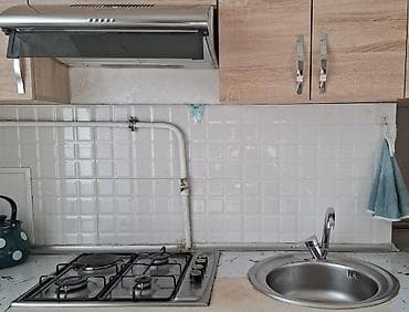 Mətbəx üçün dairəvi paslanmayan poladdan (inox) lavabo və qarışdırıcı — 1