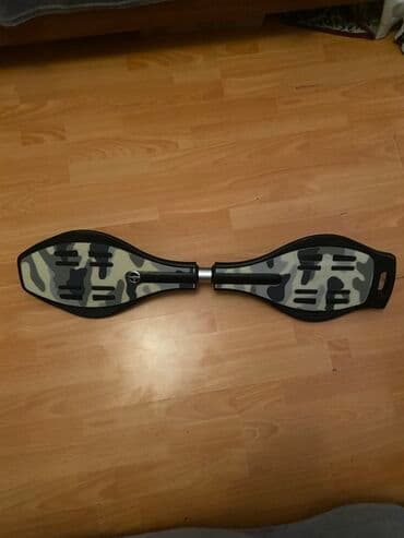 uşaqlar üçün tekerli krosovkalar: Kamyuflyaj naxışlı dalğa skeyt (caster board) - İki hissəli gövdə — 1