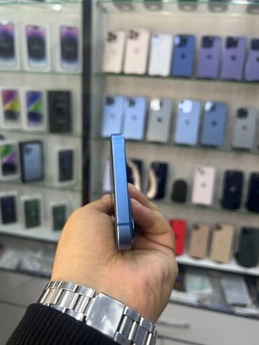 айфон купить: IPhone 13, Голубой, Face ID — 5