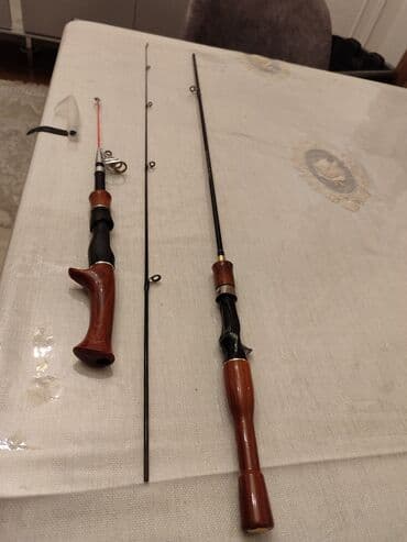 su eynekleri: Balıqçılıq dəsti TƏZƏ- 2 ədəd qarmaq çubuğu: biri 2 hissəli klassik — 1