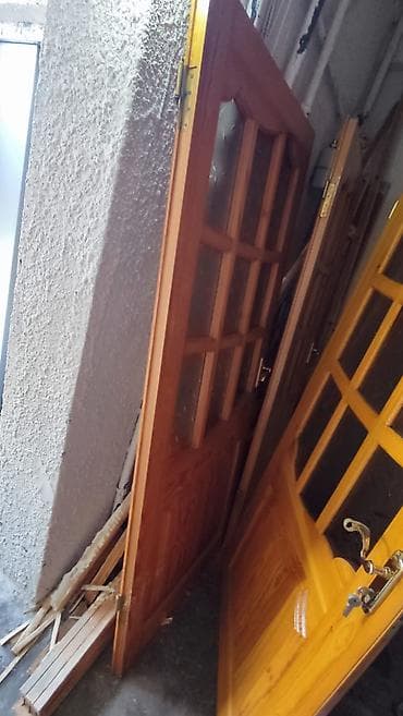 2107 qapi: İşlənmiş Otaq qapısı 80x200 sm Zamok ilə, Ünvandan götürmə — 6