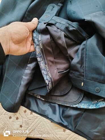 вещи бу купить: Kişi üçlü kostyum dəsti - Brend: MENiNO Men’s Wear - Rəng: tünd göy — 1