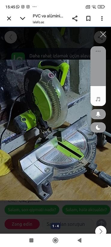 işlenmiş drel: PVC/Alüminium qapı-pəncərə istehsalı üçün avadanlıq paketi 1) — 5