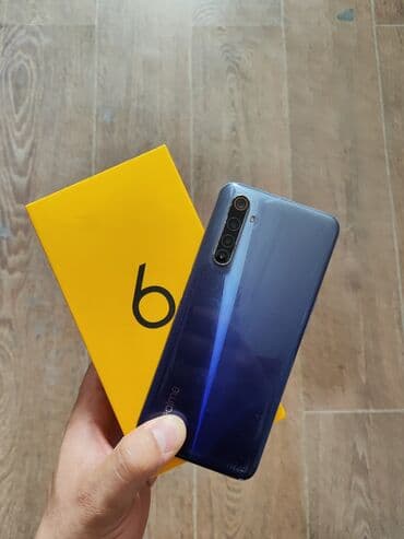 сколька стоит плейстейшен 4: Realme 6, 128 GB, rəng - Göy, Sənədlərlə — 1