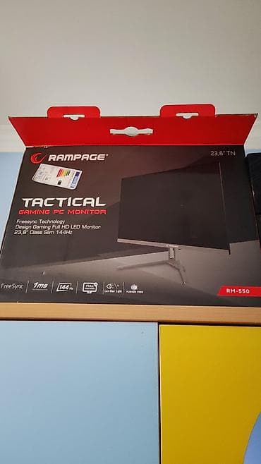 teyes monitor: Rampage RM-550 Tactical oyun monitoru 2 ay işlənib satma səbəbim artıq — 2