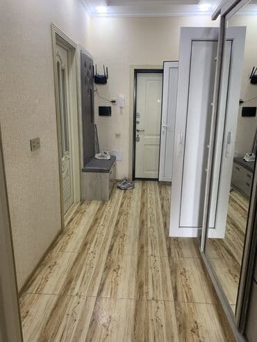 Гаражи: Mənzilin təsviri - Geniş, işıqlı zal: dekorativ tavan işıqlandırması — 1