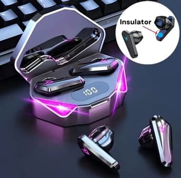 mikro naushnik: Yeni Simsiz (Bluetooth) Qulaqcıqlar, Apple, rəng - Qara — 6