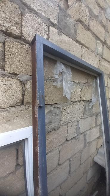 Metal qapı dəsti - Material: polad/metal lövhə, möhkəm metal karkas - — 3
