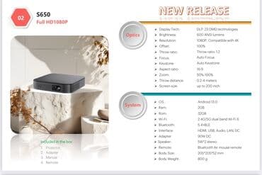 masin ucun aparatura: Yeni Portativ Proyektor Ünvandan götürmə, Pulsuz çatdırılma, Ödənişli çatdırılma — 8