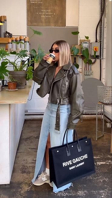 kurtka dəri: Dəri kurtka, Zara, XS — 7