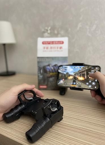 gamepadlar: Mobil Oyun Kontrolleri – tetik düyməli gamepad tutacağı - Smartfonu — 2