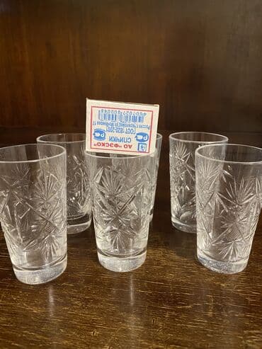 stəkan altı: Stəkanlar, Xrustal — 4