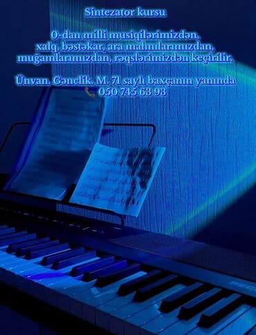 Sürücülük kursları: Sintezator kursu — 1