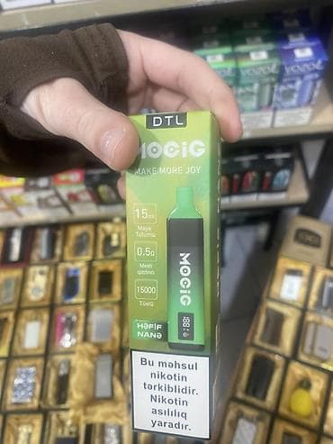 centrum vitamin tərkibi: Mocig DTL birdəfəlik elektron siqaret – Həfif Nanə dadı - 15 ml maye — 1