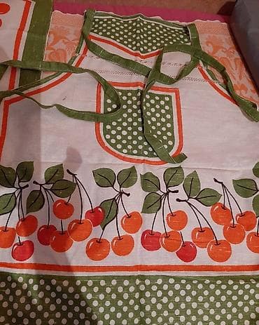 Sovetin amma tep teze iwlenmeyib Fartuk,3 eded kvadrat salfetkasi,1