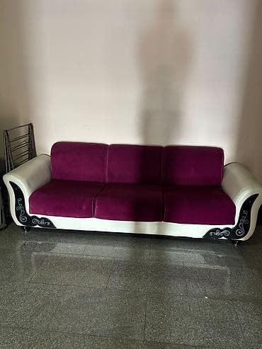 Divan və kreslo dəstləri: Klassik üslubda yumşaq mebel dəsti - Tərkib: 3 nəfərlik divan + 2 — 1