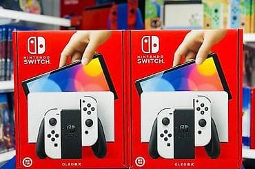 Nintendo Switch OLED (Ağ/White) - 7.0 düymlük OLED ekran – canlı at lalafo.az Nintendo Switch OLED (Ağ/White) - 7.0 düymlük OLED ekran – canlı