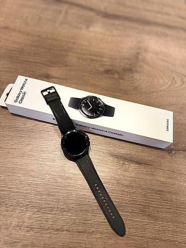 Smart saat, Samsung, Sensor ekran, rəng - Qara