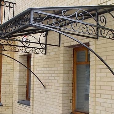 Pilləkən məhəccərləri: Müxtəlif dizaynlarda dəmir məhəccərlər. Pilləkənlər, eyvanlar və ya — 6