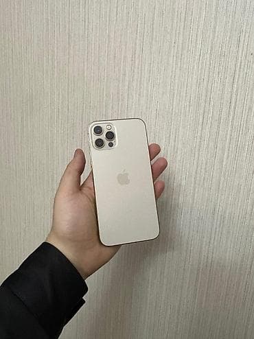 12 iphone: IPhone 12 Pro, 128 GB, Matte Gold, Simsiz şarj, Face ID — 1
