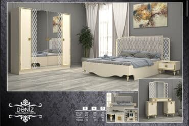 İkinəfərlik çarpayı, Dolab, Termo, 2 tumba, Yeni