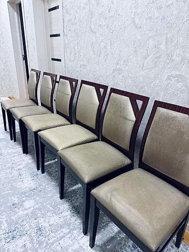 stul (koja): Mətbəx üçün, Qatlanmayan, rəng - Bej Stul — 1